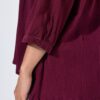 Πουκάμισο κρεπ oversized με μανίκια 3/4
