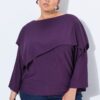 Πουλόβερ oversized με ασύμμετρο layer