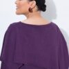 Πουλόβερ oversized με ασύμμετρο layer