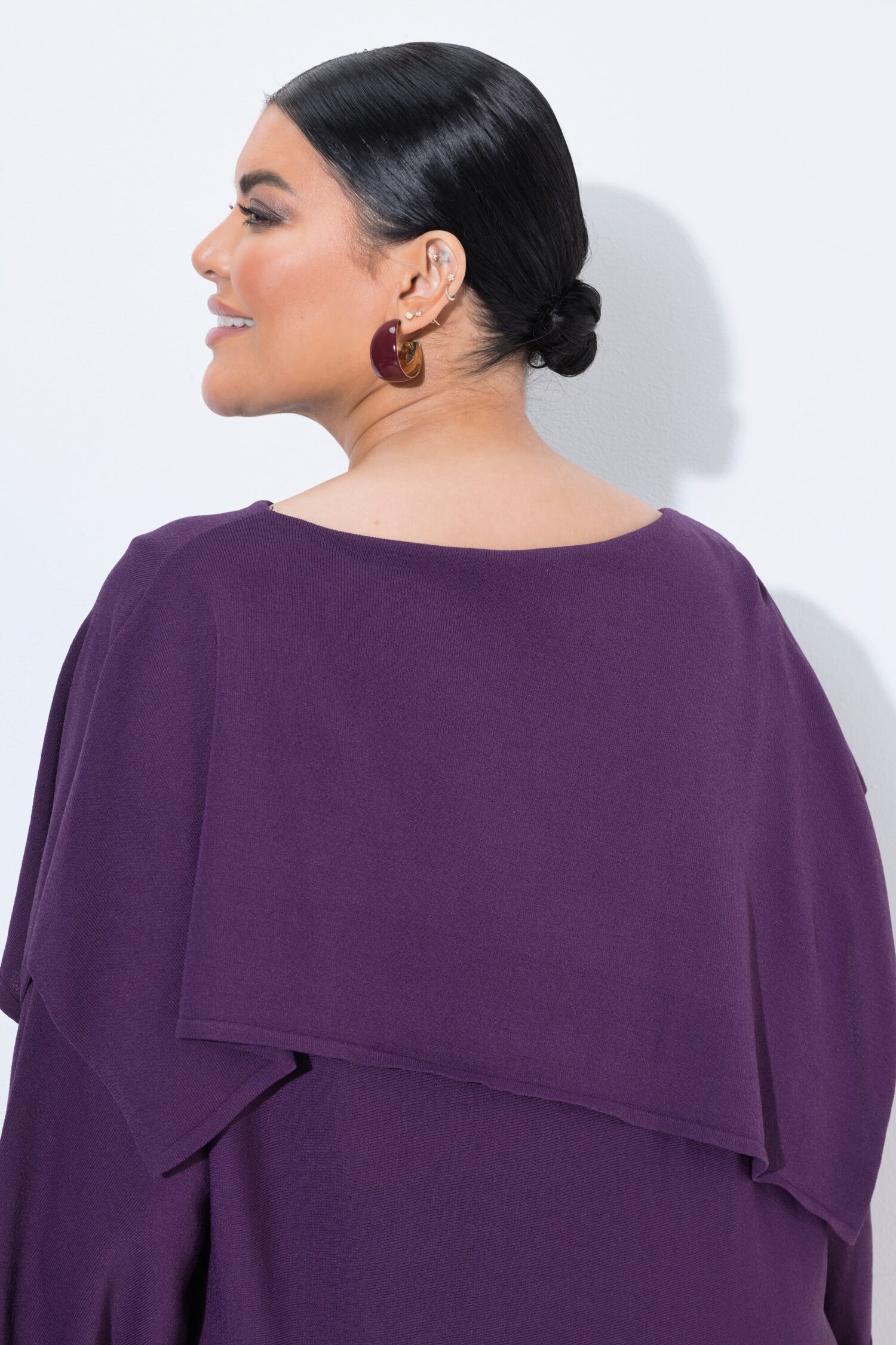 Πουλόβερ oversized με ασύμμετρο layer