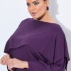 Πουλόβερ oversized με ασύμμετρο layer
