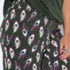 Πυτζάμες σετ 2 τεμαχίων oversized με σχέδιο peackock feathers
