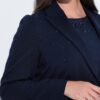 Σακάκι με διακοσμητικά στρας και γιακά με πέτο