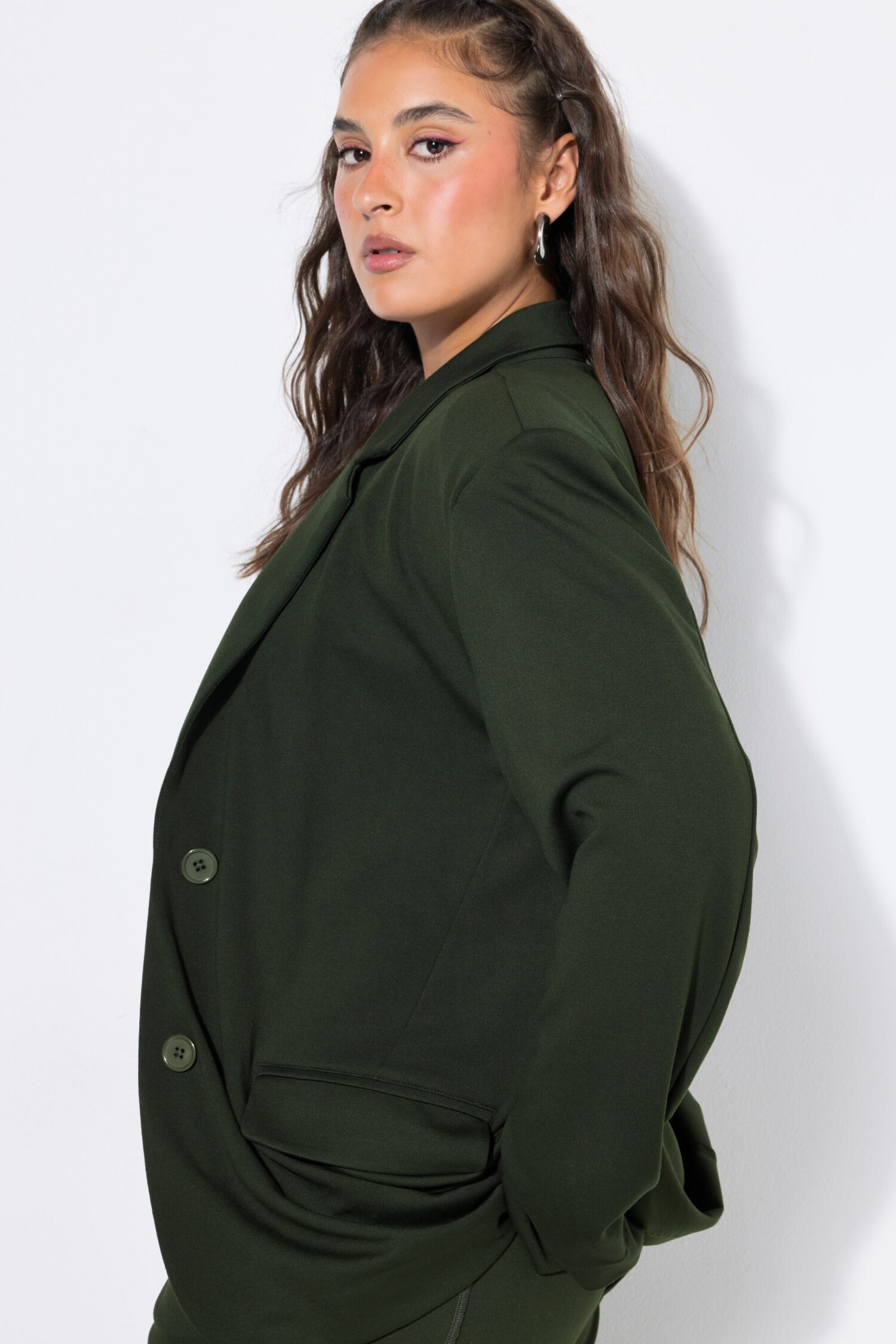 Σακάκι oversized, υψηλής ποιότητας με κουμπιά