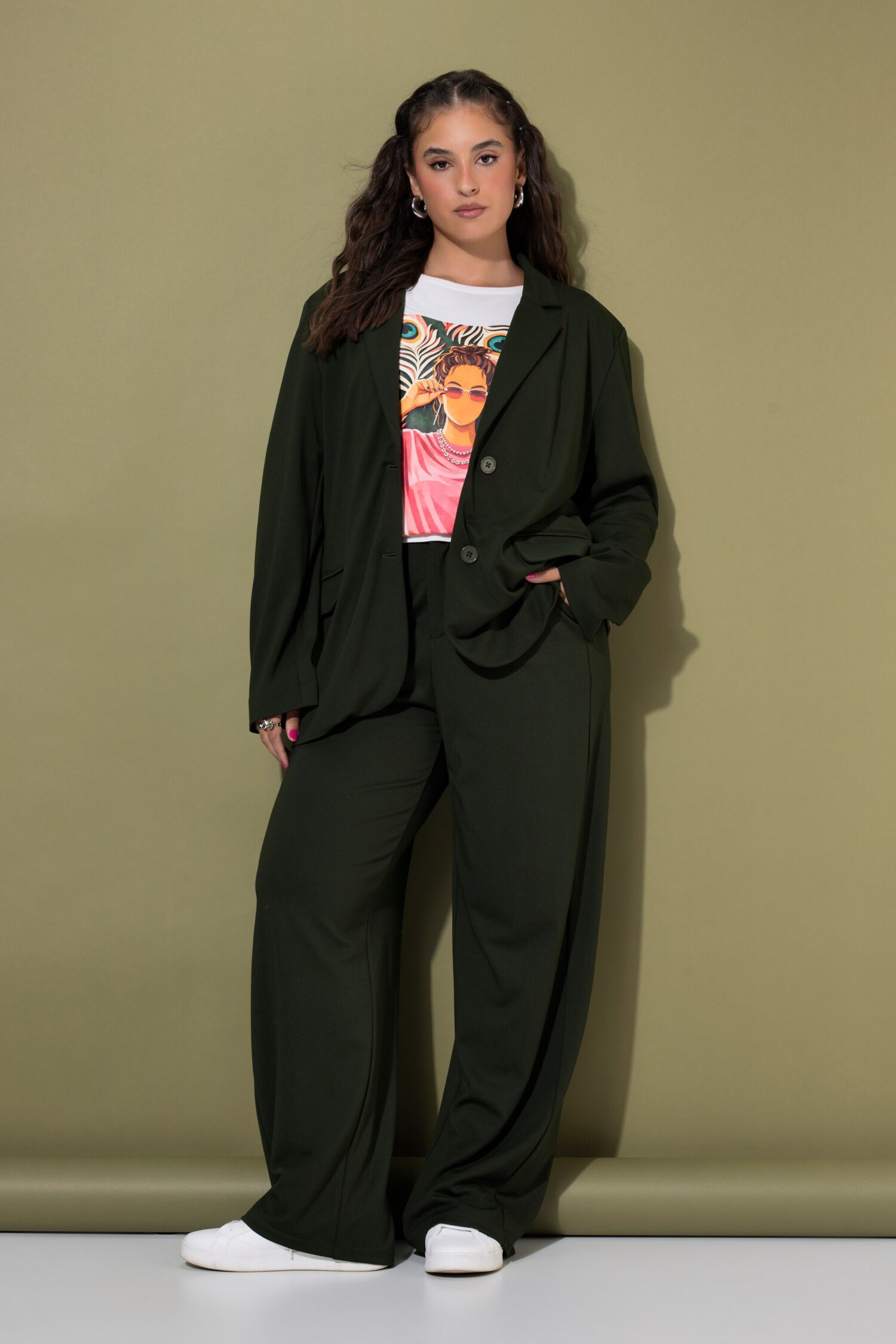 Σακάκι oversized, υψηλής ποιότητας με κουμπιά