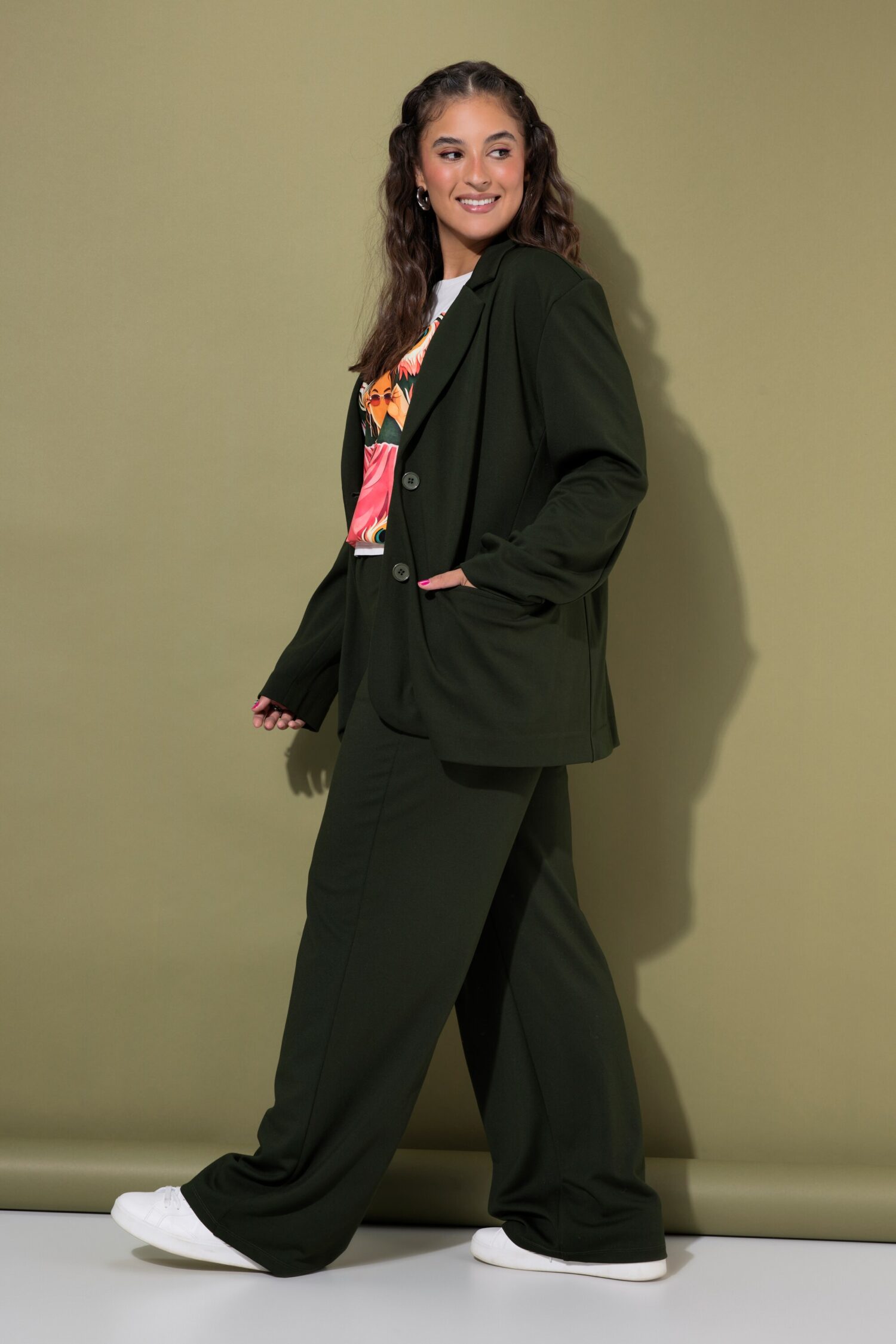 Σακάκι oversized, υψηλής ποιότητας με κουμπιά