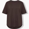 T-shirt αθλητικό oversized με κοντά μανίκια