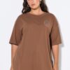 T-shirt με τύπωμα στο στήθος και την πλάτη