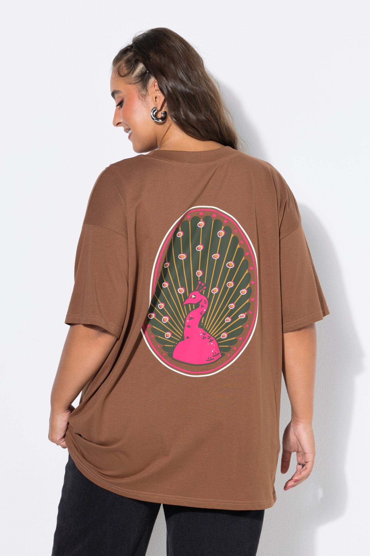 T-shirt με τύπωμα στο στήθος και την πλάτη