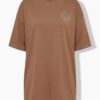 T-shirt με τύπωμα στο στήθος και την πλάτη