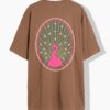 T-shirt με τύπωμα στο στήθος και την πλάτη