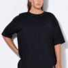 T-shirt oversized με φλοράλ τύπωμα