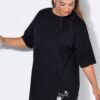 T-shirt oversized με φλοράλ τύπωμα