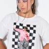 T-shirt oversized με σχέδιο