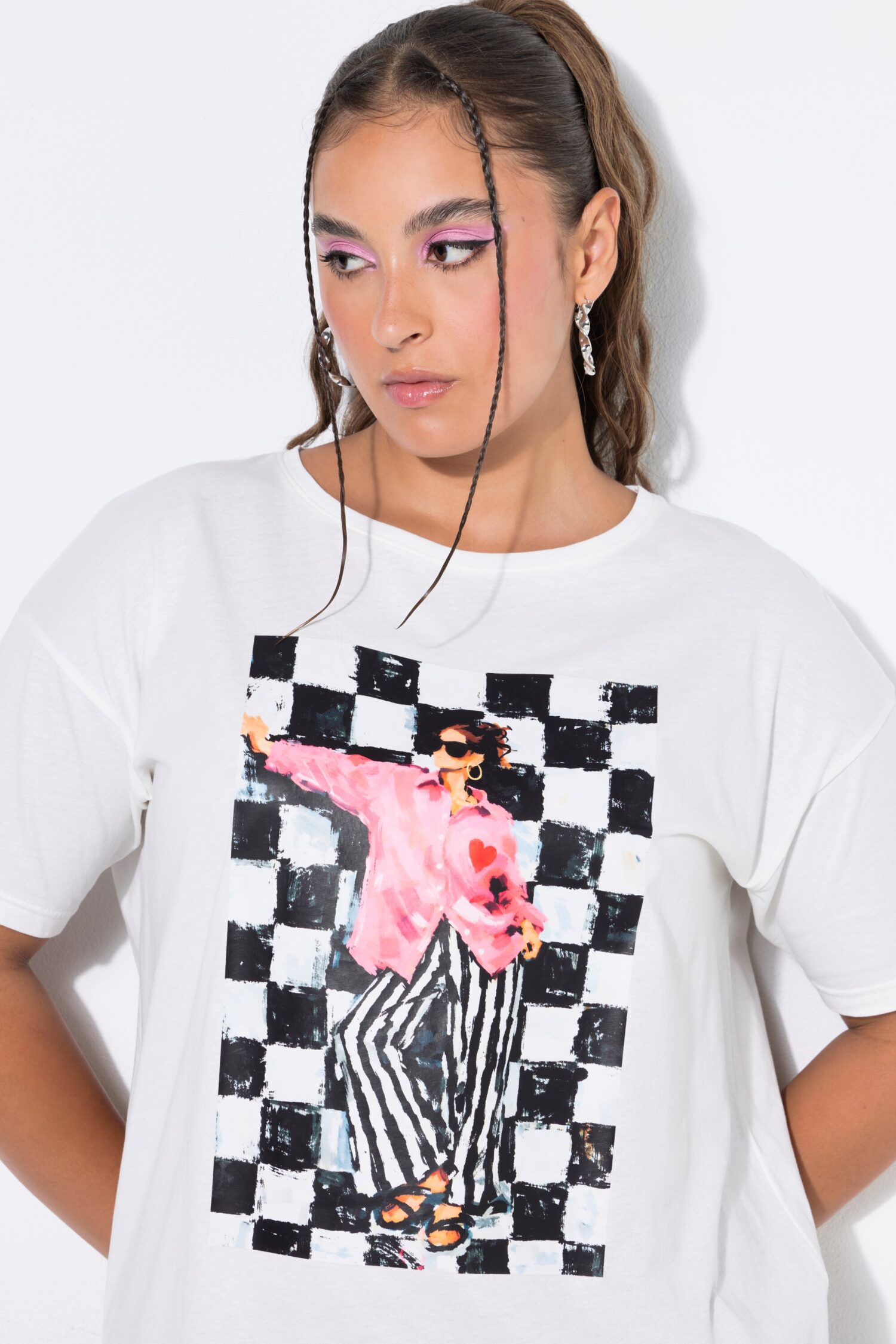 T-shirt oversized με σχέδιο