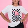T-shirt oversized με σχέδιο