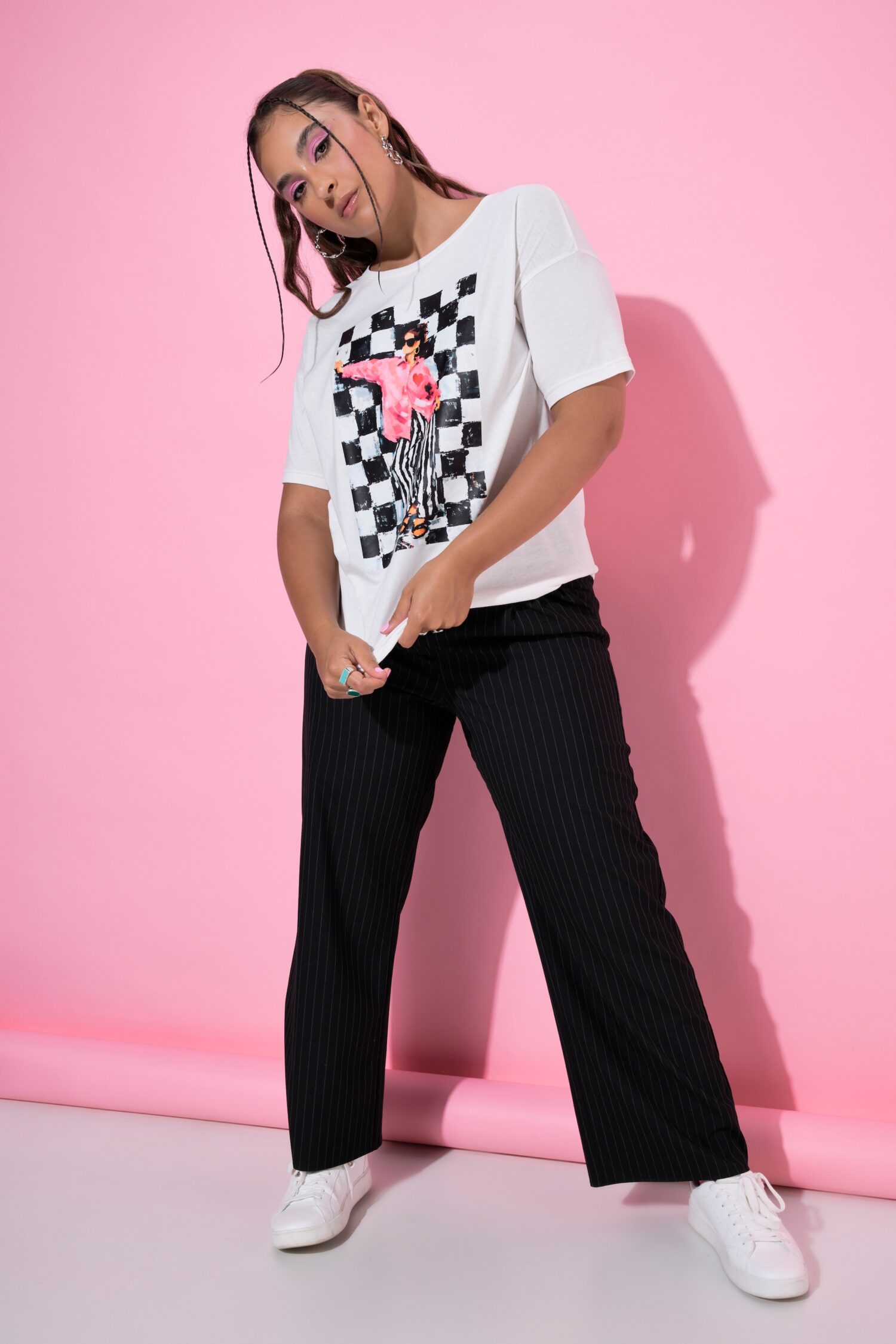 T-shirt oversized με σχέδιο