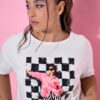 T-shirt oversized με σχέδιο