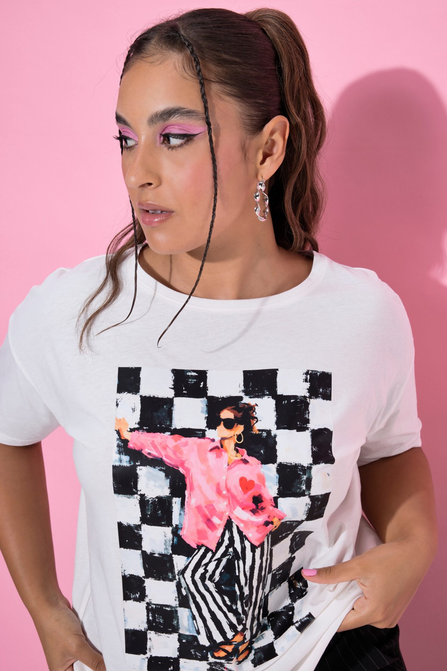 T-shirt oversized με σχέδιο