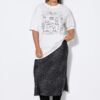 T-shirt oversized με σχέδιο coffee bar