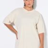 T-shirt oversized με σχέδιο στην πλάτη