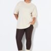 T-shirt oversized με σχέδιο στην πλάτη
