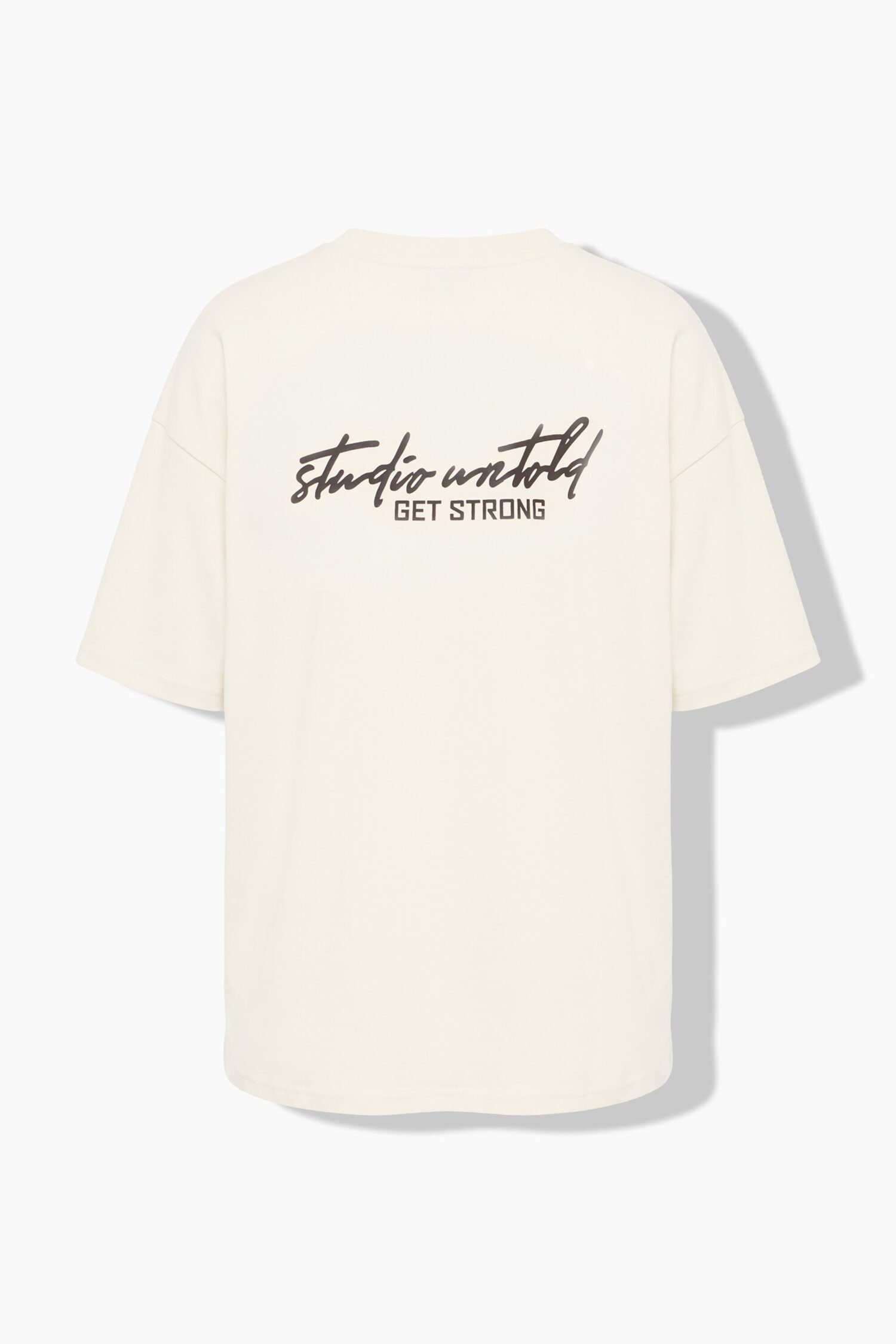 T-shirt oversized με σχέδιο στην πλάτη