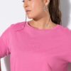 T-shirt oversized με στρογγυλή λαιμόκοψη