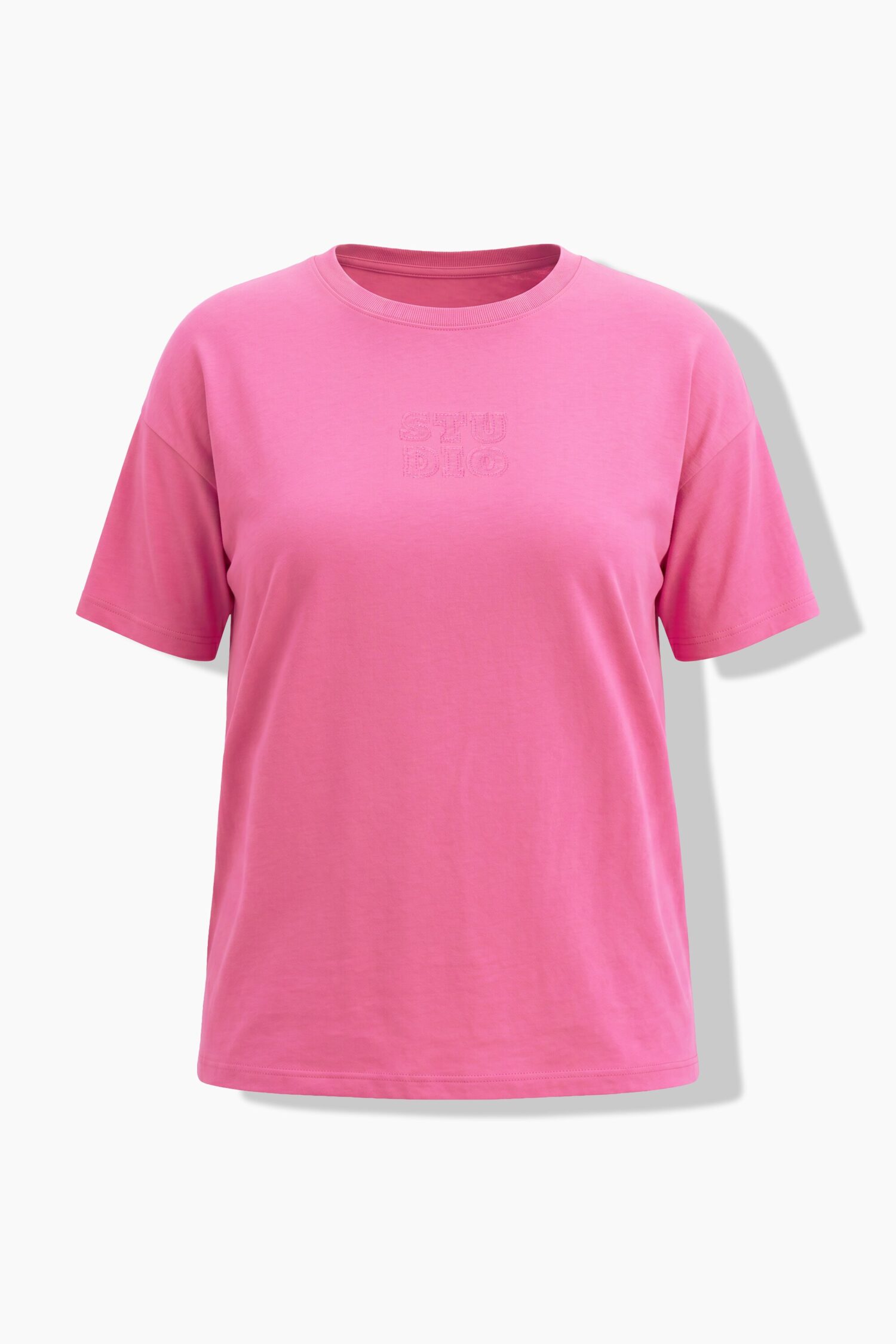 T-shirt oversized με στρογγυλή λαιμόκοψη