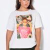 T-shirt oversized με τύπωμα