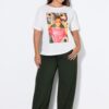 T-shirt oversized με τύπωμα
