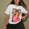 T-shirt oversized με τύπωμα