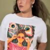T-shirt oversized με τύπωμα