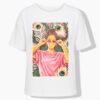 T-shirt oversized με τύπωμα