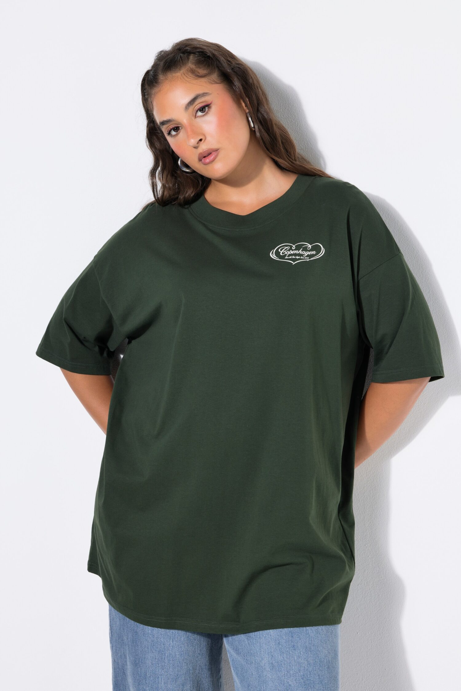 T-shirt oversized με τύπωμα Copenhagen