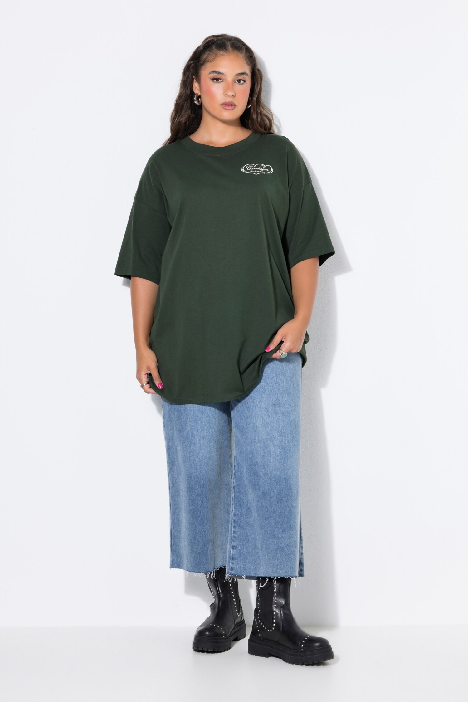 T-shirt oversized με τύπωμα Copenhagen
