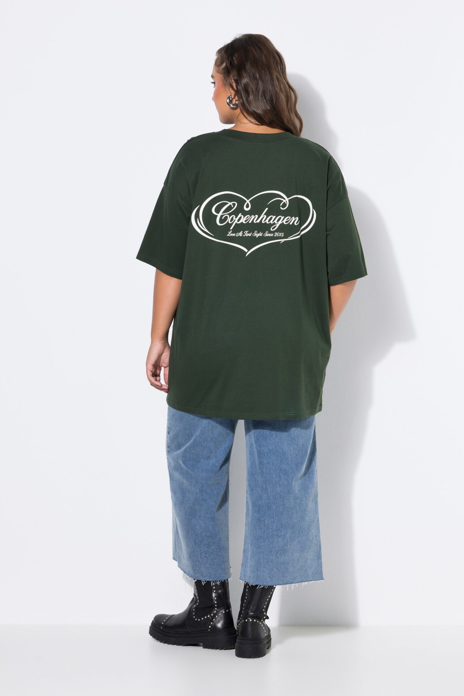 T-shirt oversized με τύπωμα Copenhagen