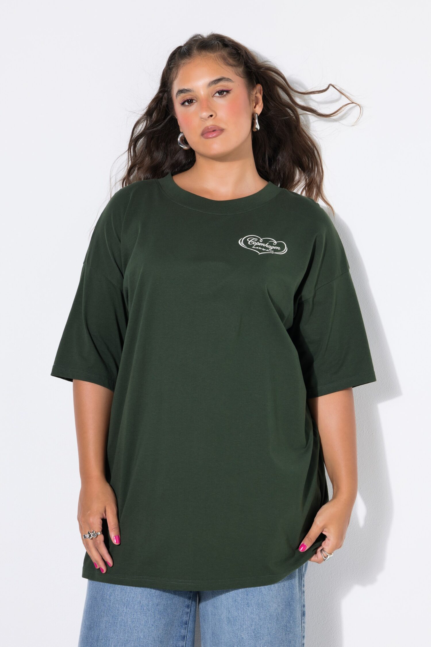 T-shirt oversized με τύπωμα Copenhagen