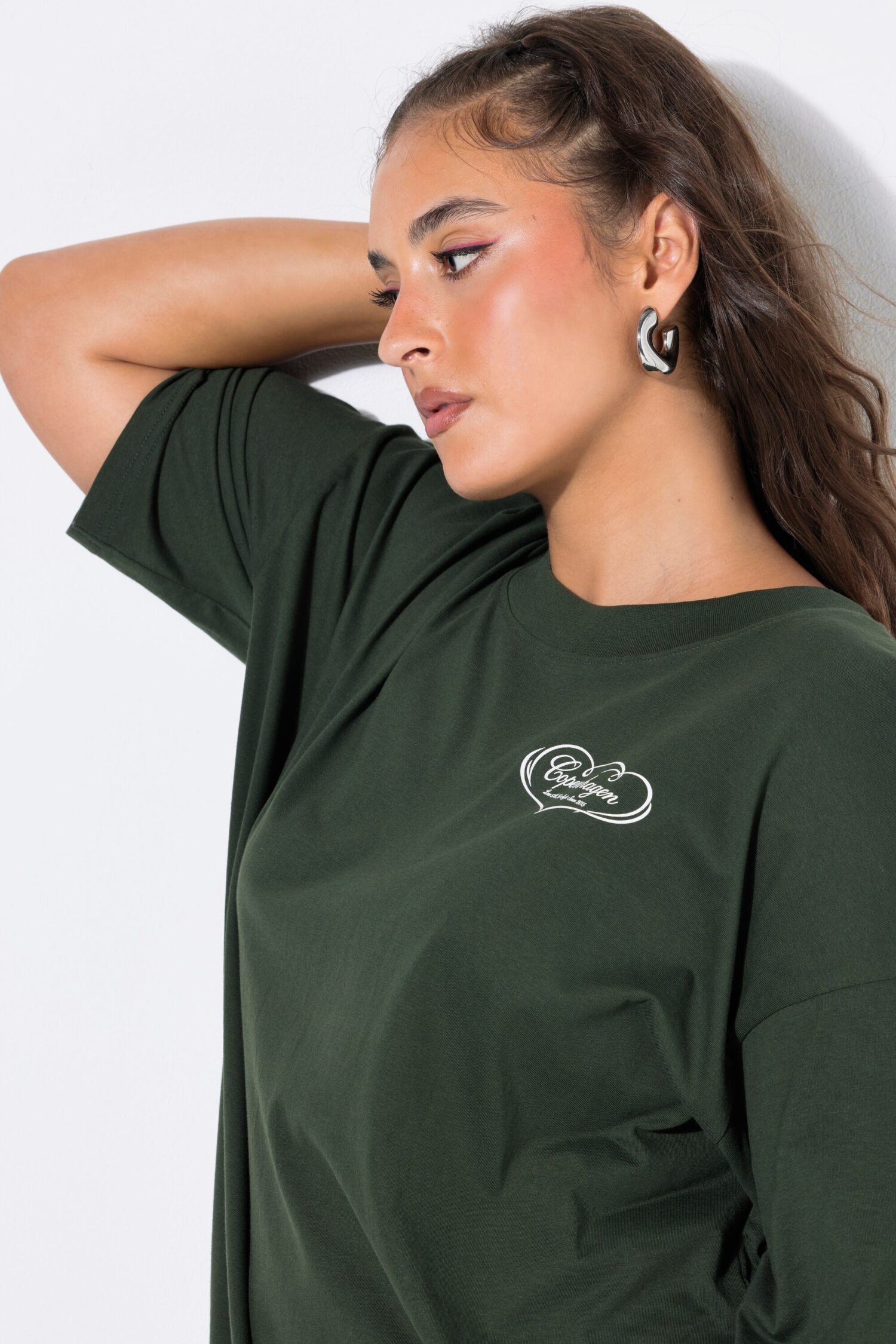 T-shirt oversized με τύπωμα Copenhagen