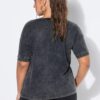 T-shirt oversized σε vintage look με washed effect