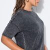 T-shirt oversized σε vintage look με washed effect