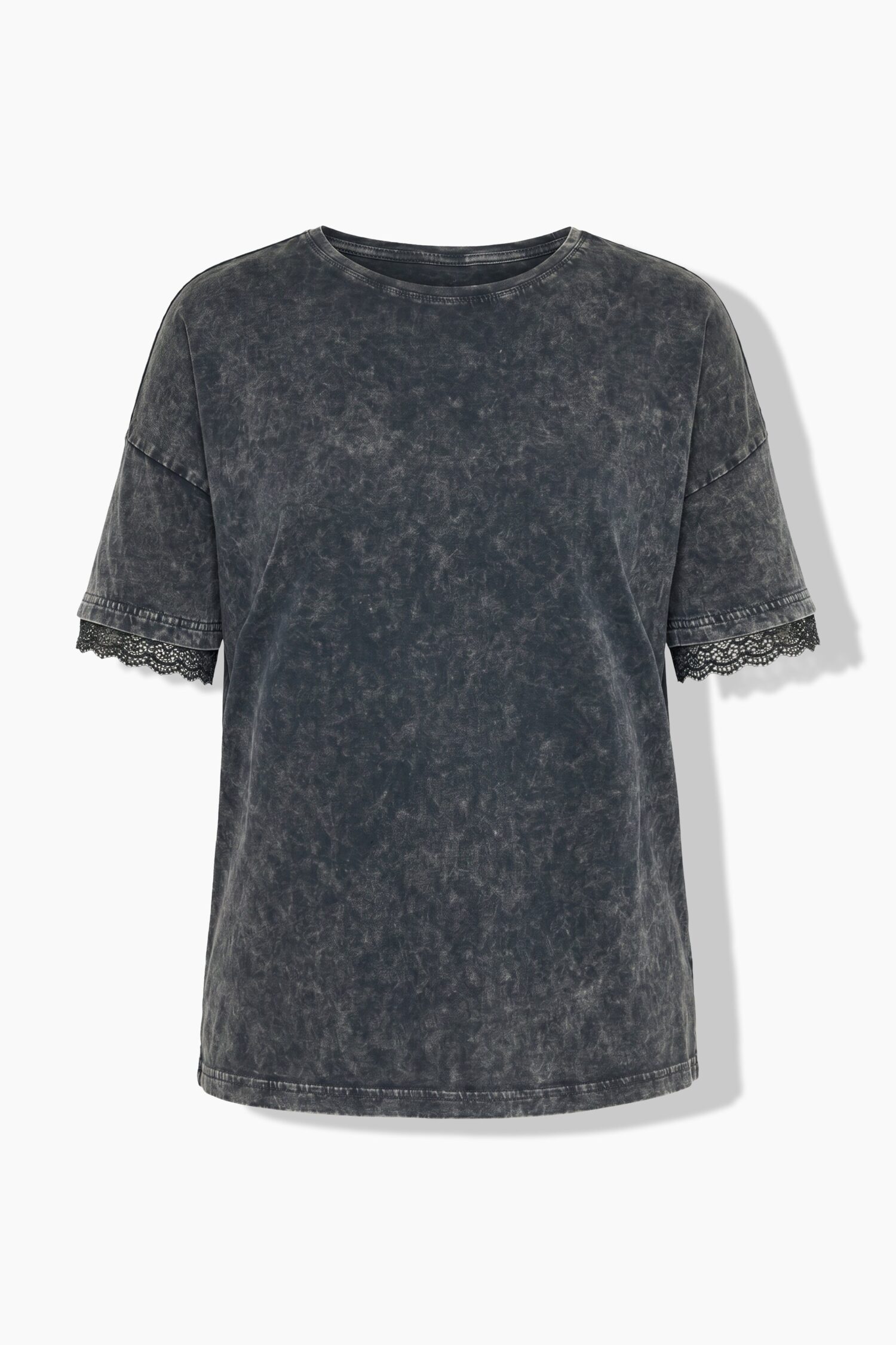 T-shirt oversized σε vintage look με washed effect