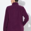 Ζακέτα fleece με φερμουάρ, όρθιο γιακά και μακριά μανίκια