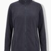 Ζακέτα fleece με φερμουάρ, όρθιο γιακά και μακριά μανίκια