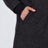 Ζακέτα fleece με κουκούλα και τσέπες με φερμουάρ