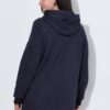 Ζακέτα fleece με κουκούλα και τσέπες με φερμουάρ