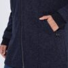 Ζακέτα fleece με κουκούλα και τσέπες με φερμουάρ