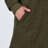 Ζακέτα fleece με κουκούλα και τσέπες με φερμουάρ