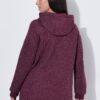 Ζακέτα fleece με κουκούλα και τσέπες με φερμουάρ