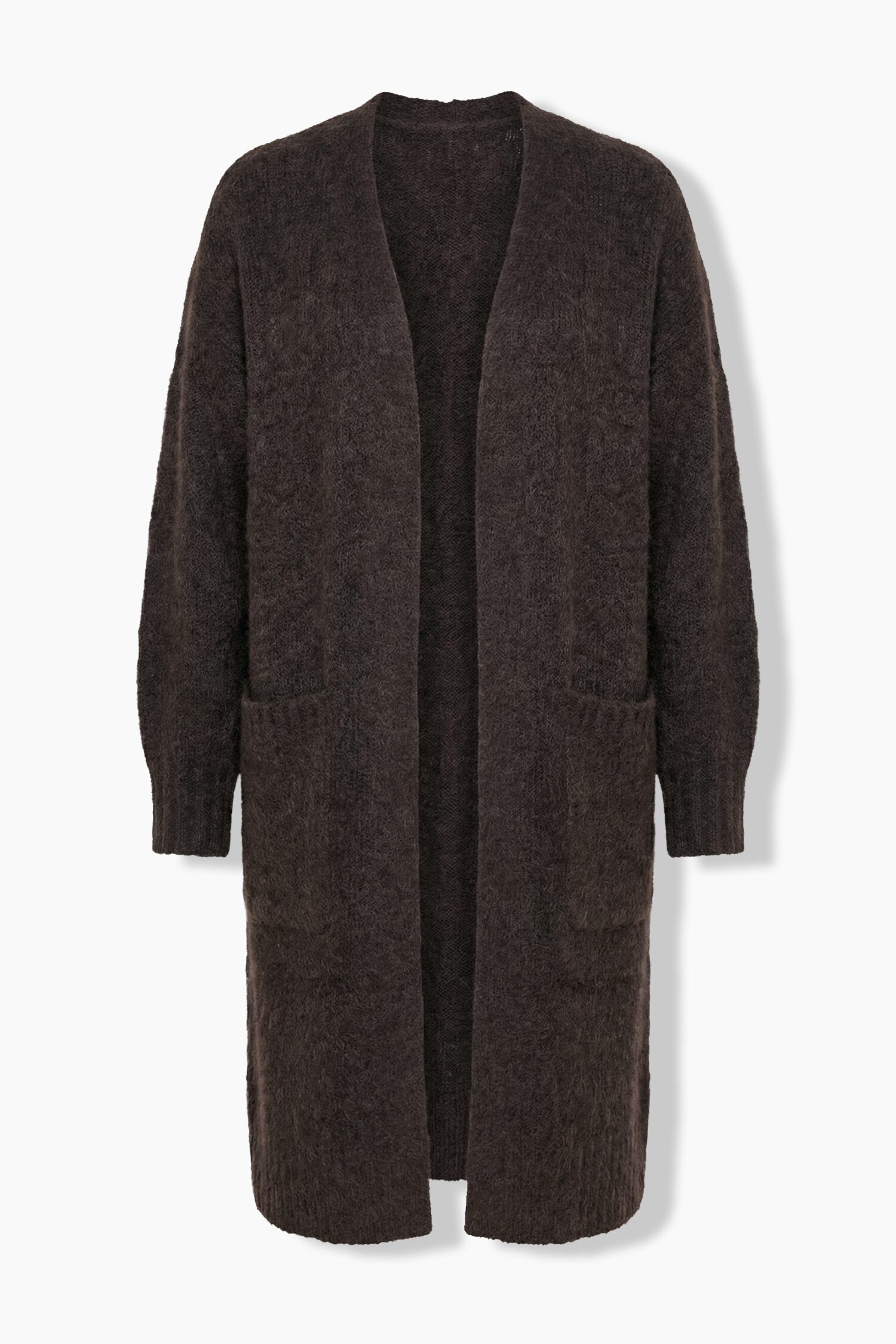 Ζακέτα μακριά oversized με τσέπες